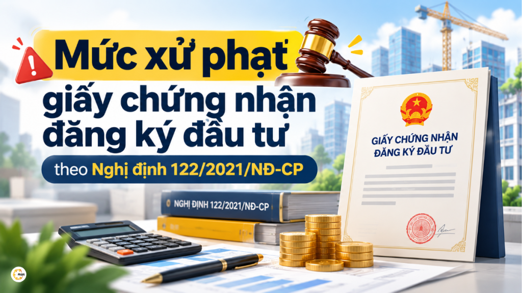 Mức xử phạt giấy chứng nhận đăng ký đầu tư theo Nghị định 122