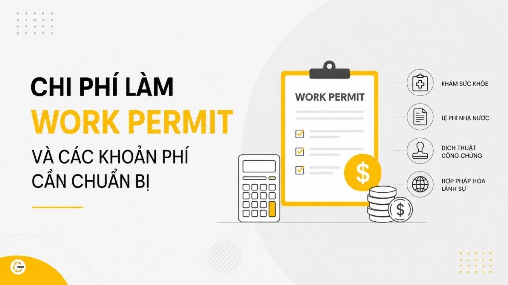 Chi phí làm Work Permit và các khoản phí cần chuẩn bị