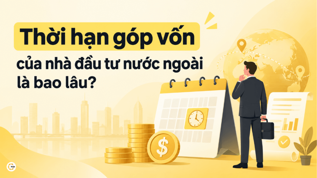 Thời hạn góp vốn của nhà đầu tư nước ngoài
